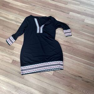 Black mini dress WHBM